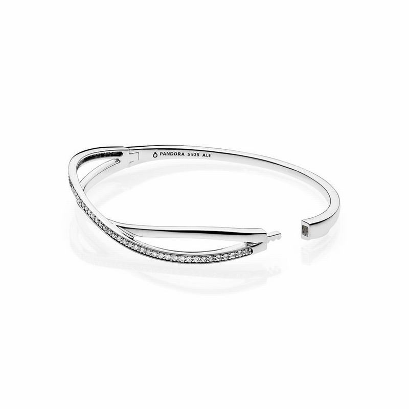 Pandora Australia Entwined Bangle Bracelet - Sterling Silver | BYGTFW742